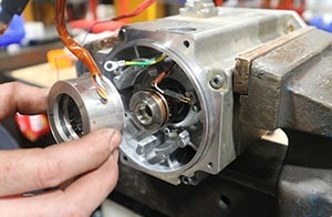 Siemens Simotics Motor s instalovaným analogovým resolverem